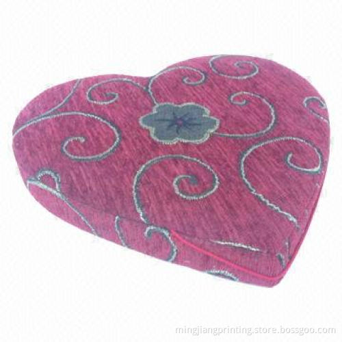 Embroidered Candy Chocolate Box with Velvet